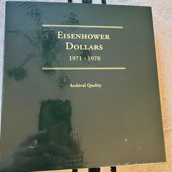 Littleton Coin Album EISENHOWER DOLLARS 1971 - 1978 Archival Quality Book LCA11 - Picture 1 of 5